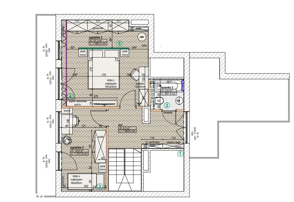 Apartament dwupoziomowy + taras 18m2 | metro 5 min