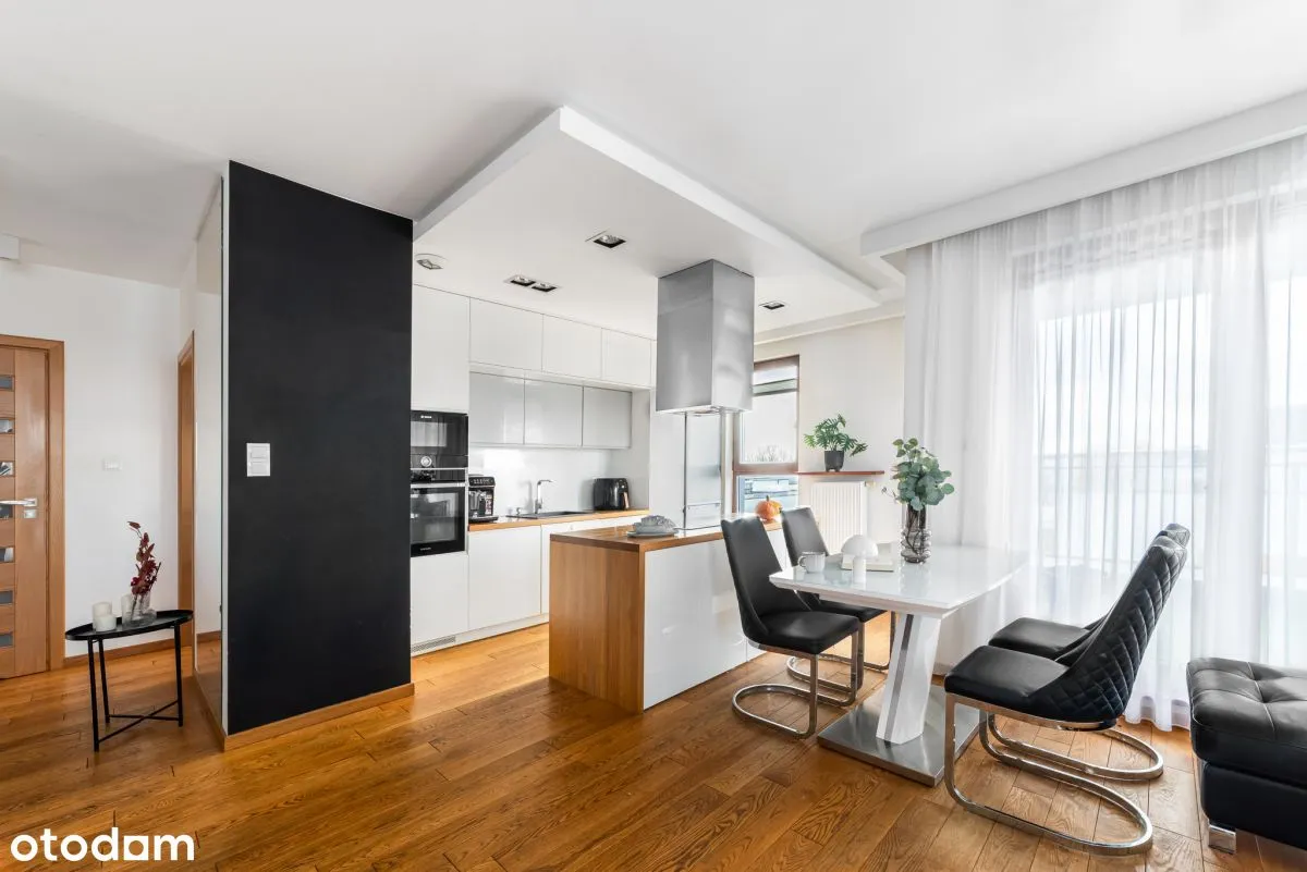 Apartament z widokiem na panoramę Warszawy 