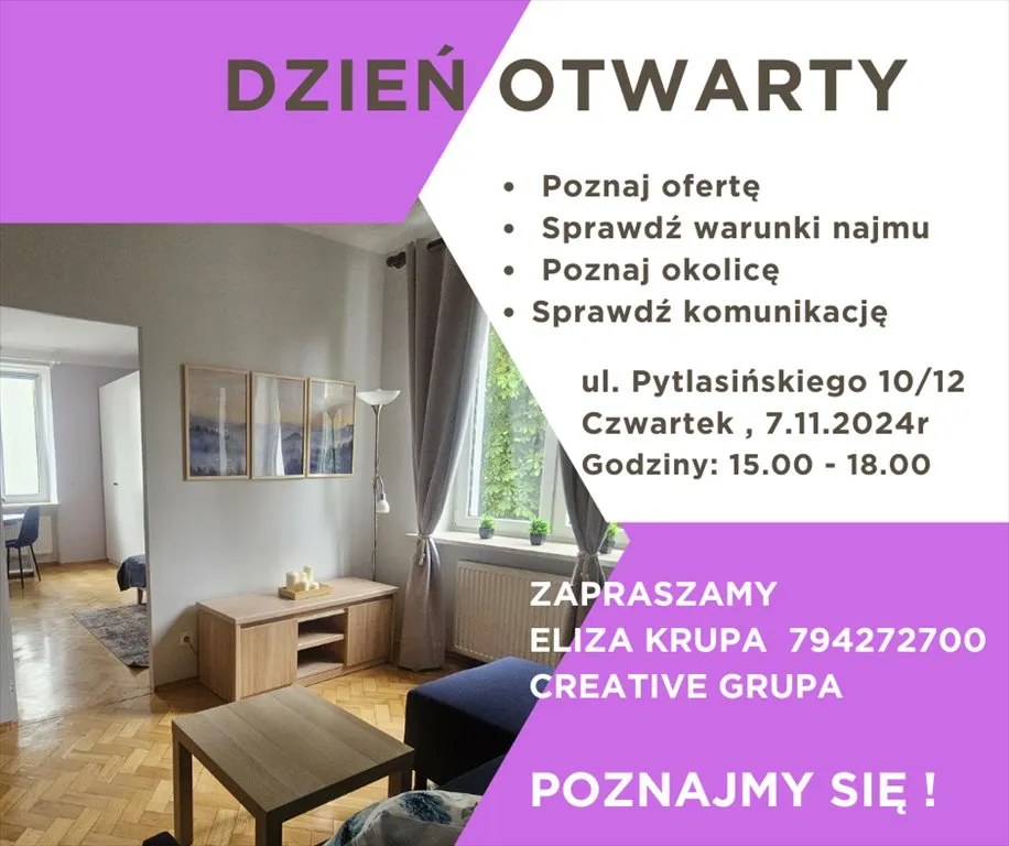 3 pokoje w zielonej okolicy parków 