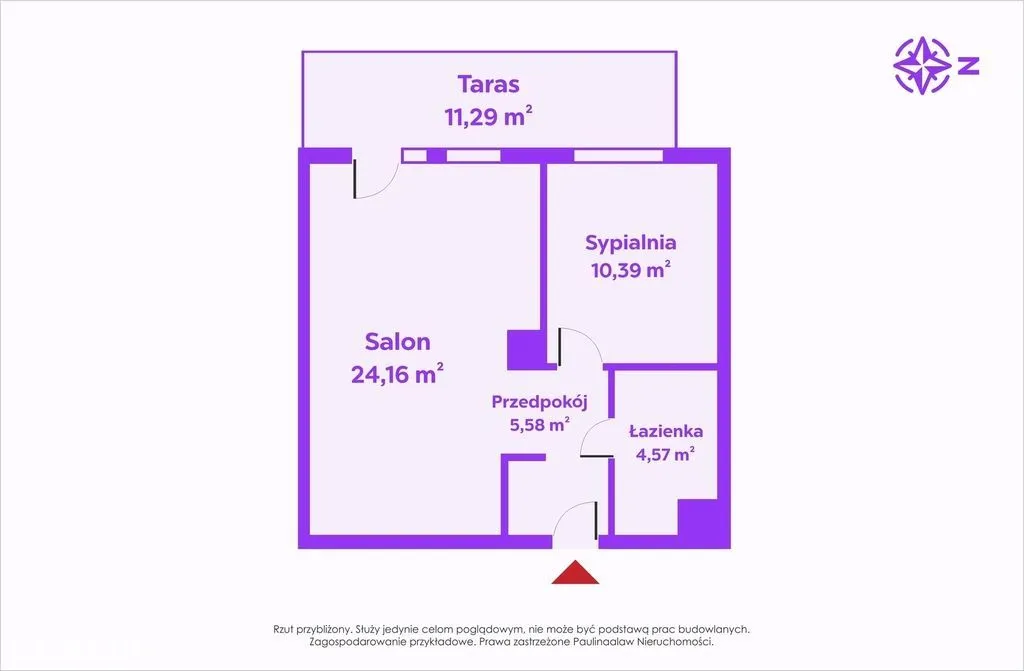 Mieszkanie, 38,70 m², Warszawa