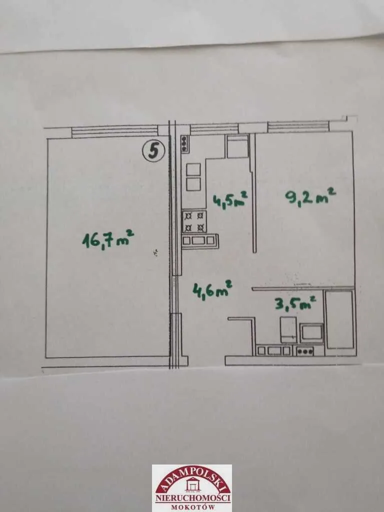 Stary Mokotów/Madalińskiego/dwa pokoje/38,5 m2 