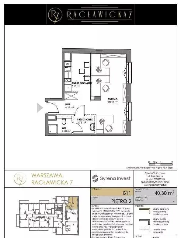 Mieszkanie na wynajem 2 pokoje 40m2