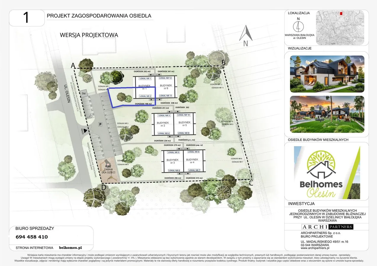 Dom 136,2 m2 ogródek 198 m2 osiedle Belhomes ul. Olesin Warszawa Białołęka 