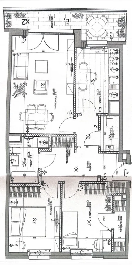 ul. Obozowa, rozkładowe mieszkanie 70,57m2 