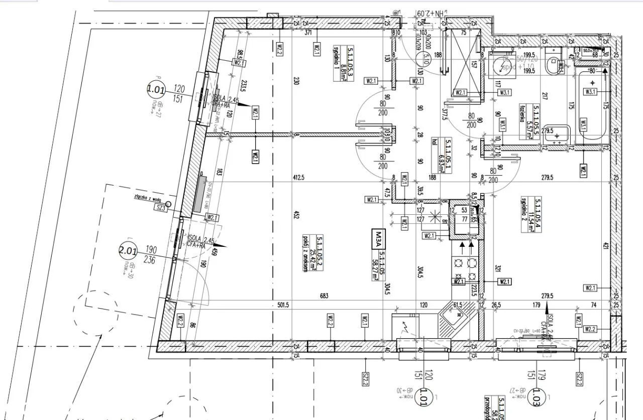 Mieszkanie 3 pokojowe z ogródkiem - 60 m2 - Żerań