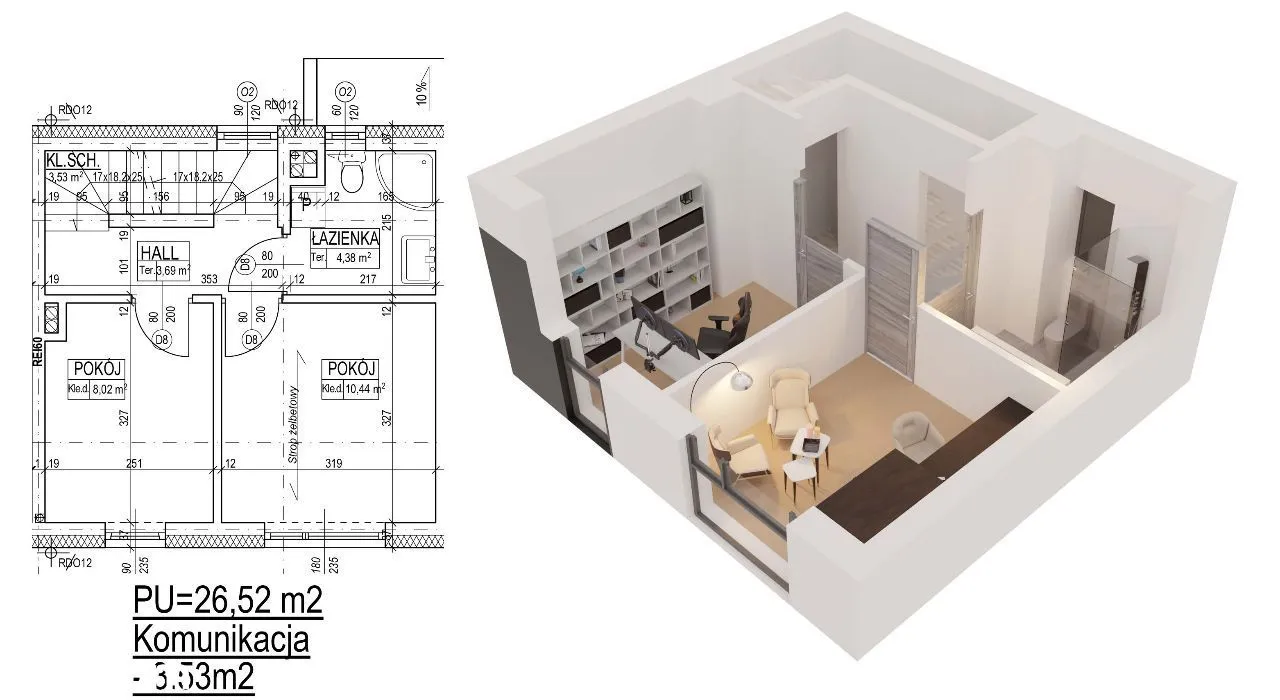 80m2 segment WAWA WAWER obok Gocław panel foto DFG