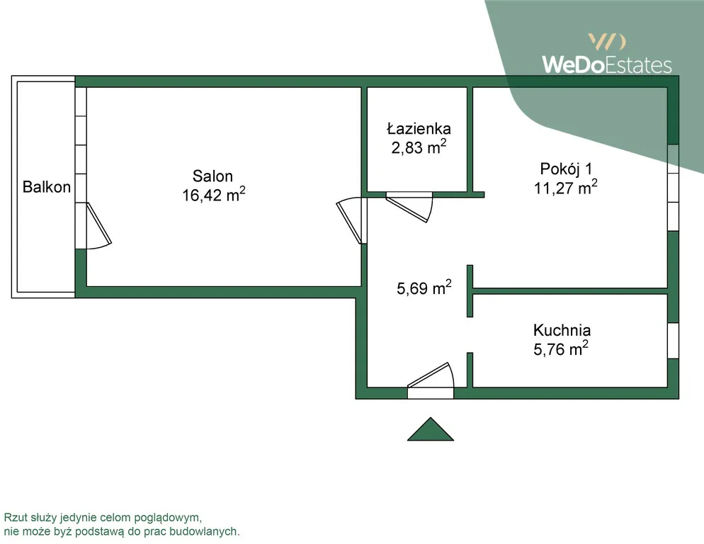 Mieszkanie w świetnej lokalizacji - Metro 270 m 