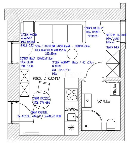 Bemowo | 22M2 | Kawalerka | Balkon