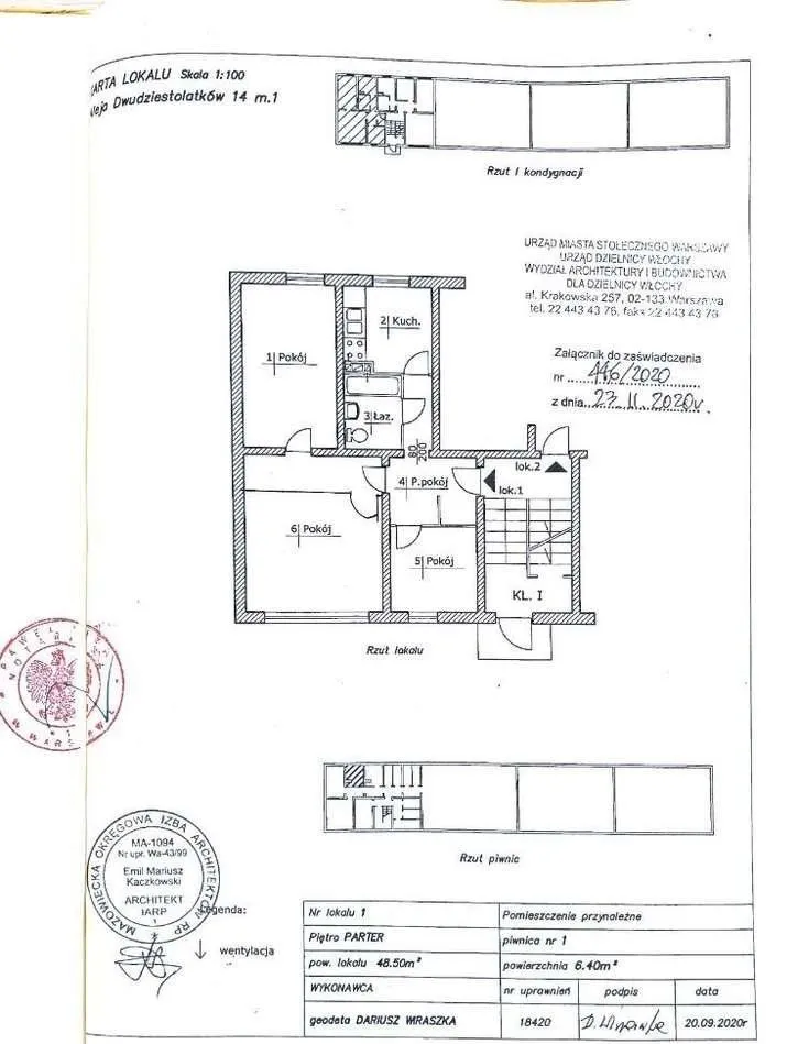 Sprzedam mieszkanie trzypokojowe: Warszawa Ochota , ulica al. Aleja Dwudziestolatków, 49 m2, 799000 PLN, 3 pokoje - Domiporta.pl