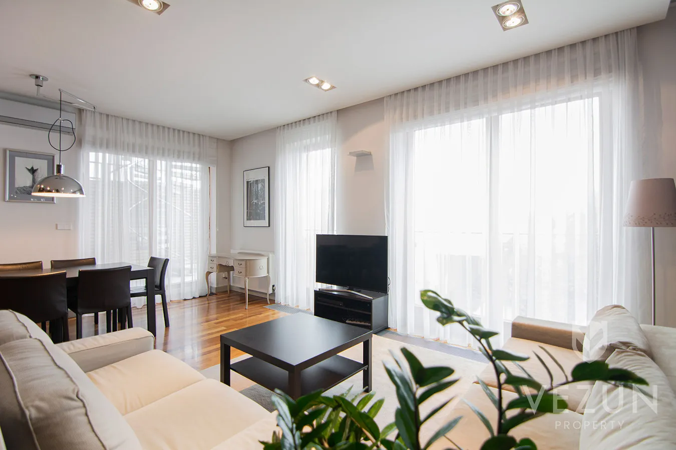 Apt o pow. 96m2, 4pok, balkon, taras Eko Park LUX 