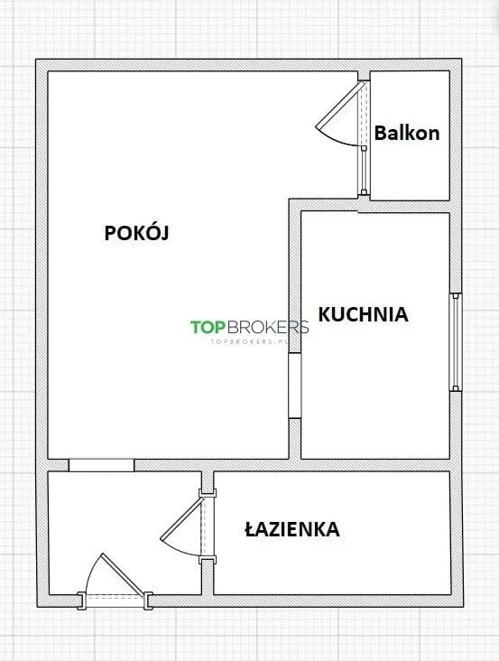 Mieszkanie na sprzedaż 1 pokoje 29m2