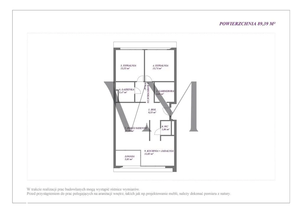 3-pok. apartament Ażurowe Okiennice Mokotów