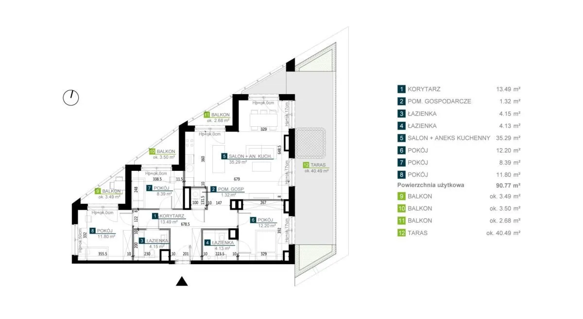 TARAS 40m2, luksus blisko Centrum Warszawy 