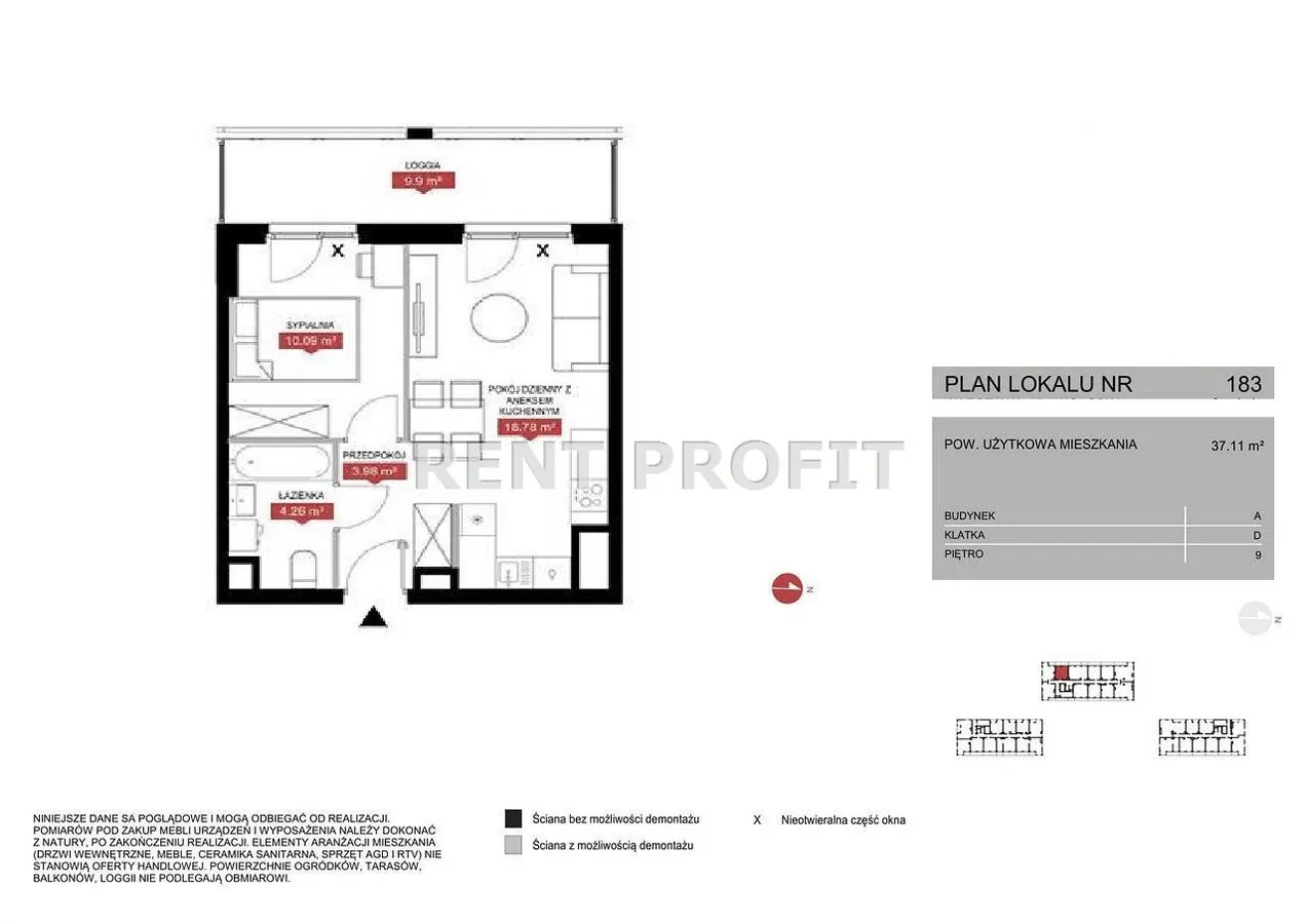 Mieszkanie na sprzedaż, 31 m², 2 pokoje Warszawa Mokotów 