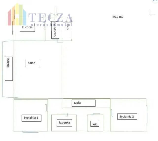 3pok oddzielne,65m2,balkon,pełna własność z KW,Pilne 