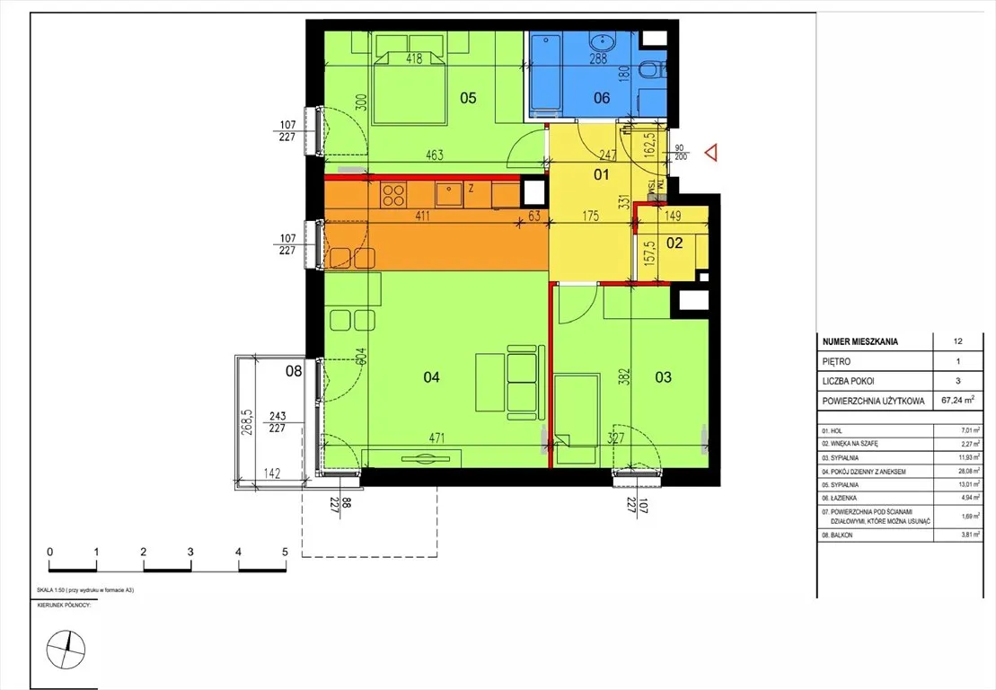 Sprzedam mieszkanie trzypokojowe: Warszawa , ulica ul. Bluszczowa, 67 m2, 913676 PLN, 3 pokoje - Domiporta.pl