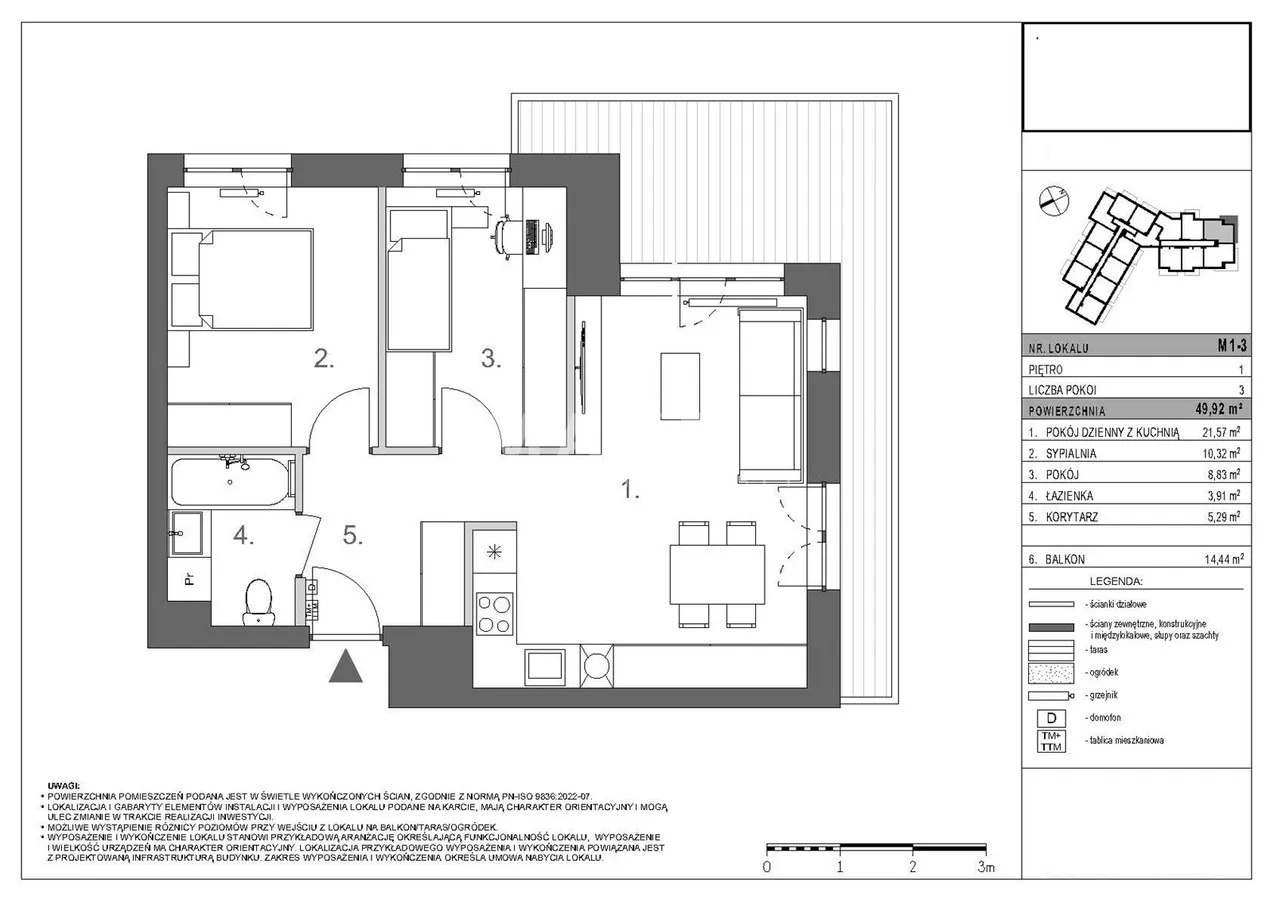 Sprzedam mieszkanie trzypokojowe: Warszawa Targówek , ulica Lewinowska, 50 m2, 773760 pln, 3 pokoje - Domiporta.pl