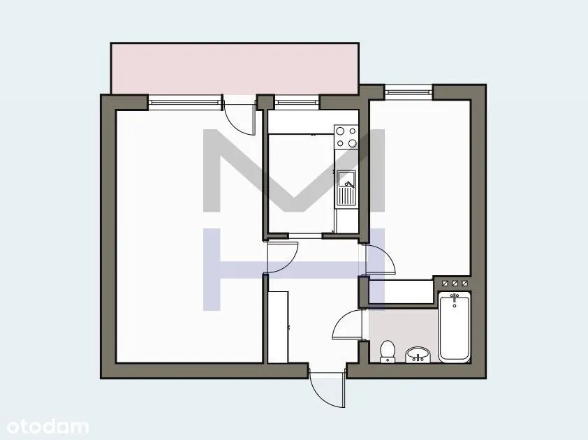 Mieszkanie, 50 m², Warszawa