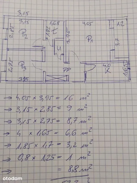 Mieszkanie 3-pokojowe z balkonem blisko metra