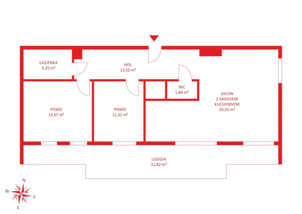 Dla rodziny/pary/centrum/83m2/8piętro/loggia21m2 