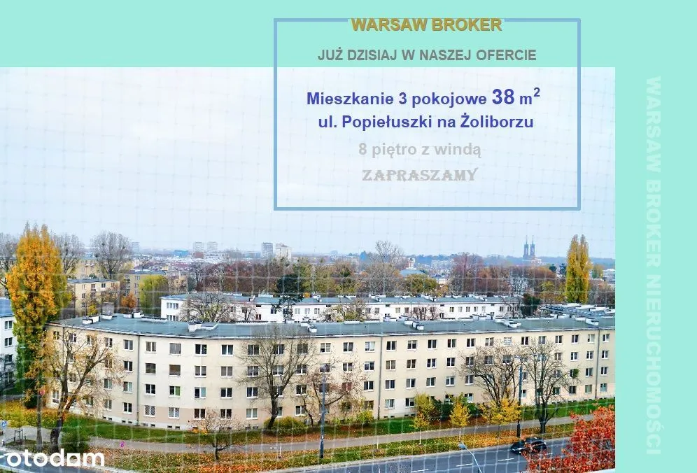 Atrakcyjne mieszkanie 2 pokojowe na Żoliborzu