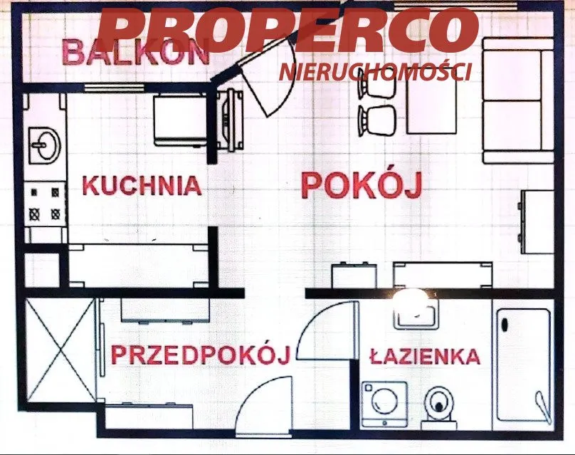 Mieszkanie 1 pok, 30 m2, Białołęka ul. Odkryta 