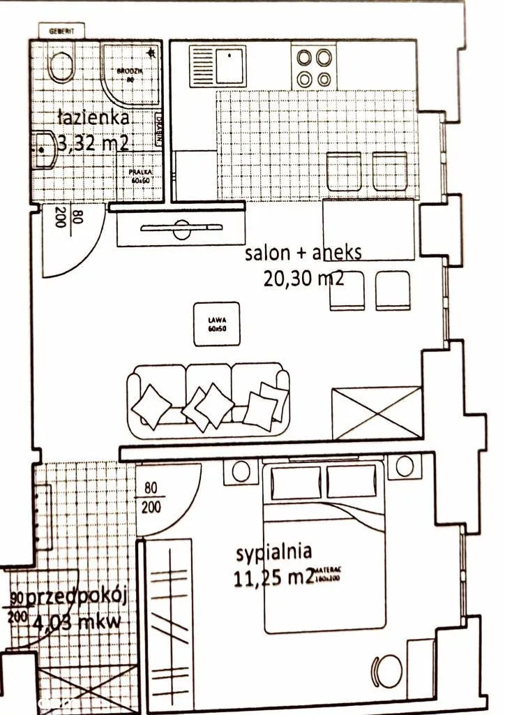 Klimatyczne mieszkanie na Starych Włochach, 2 pok.