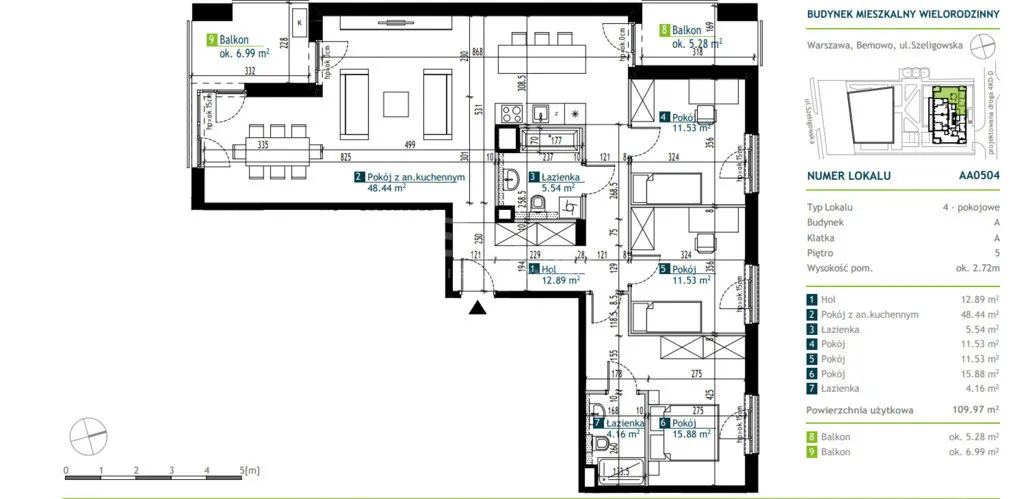 Apartament 4 pokoje, Bemowo, Metro, 3 kw. 2026 