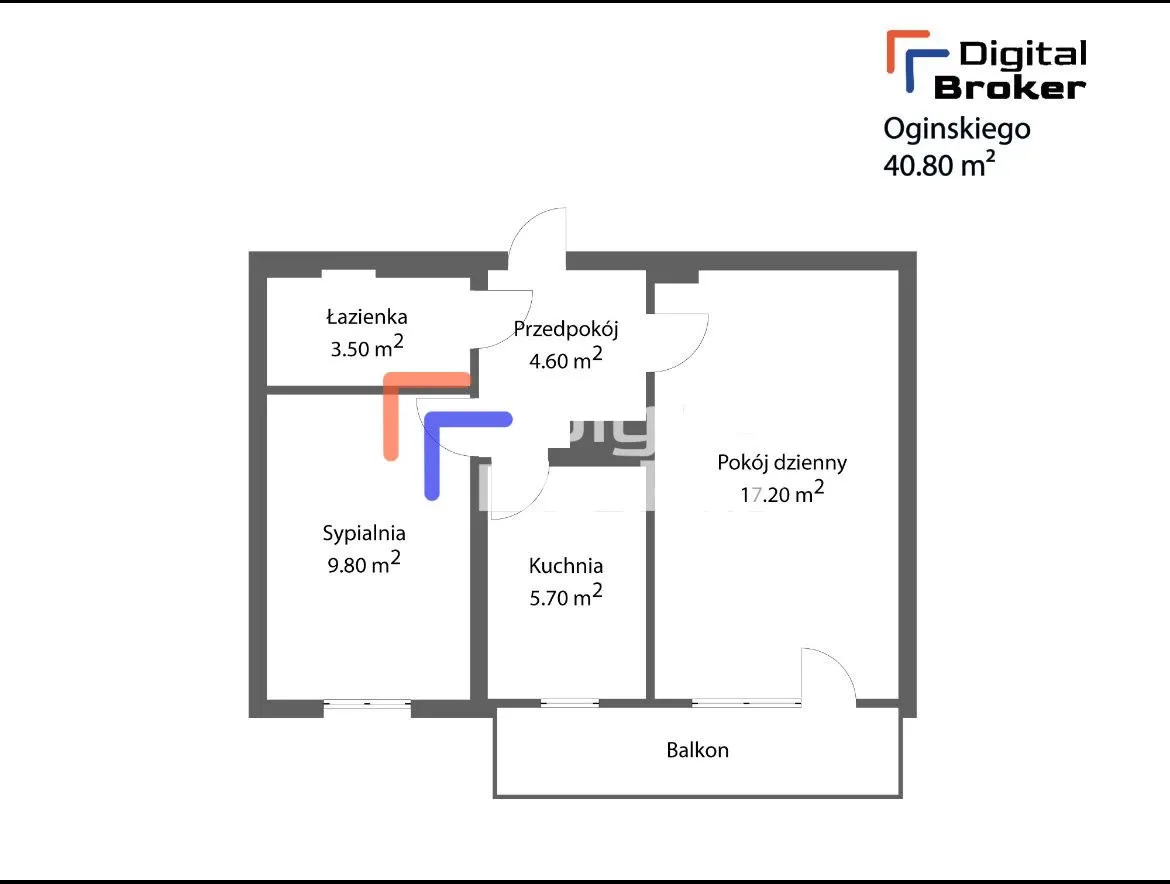 Mieszkanie na sprzedaż 2 pokoje 41m2