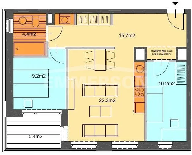 3 pokojowe, ciche, jasne, zadbane, balkon 