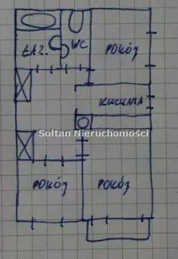 Mieszkanie na sprzedaż, 56 m², 3 pokoje Warszawa Bielany Chomiczówka 