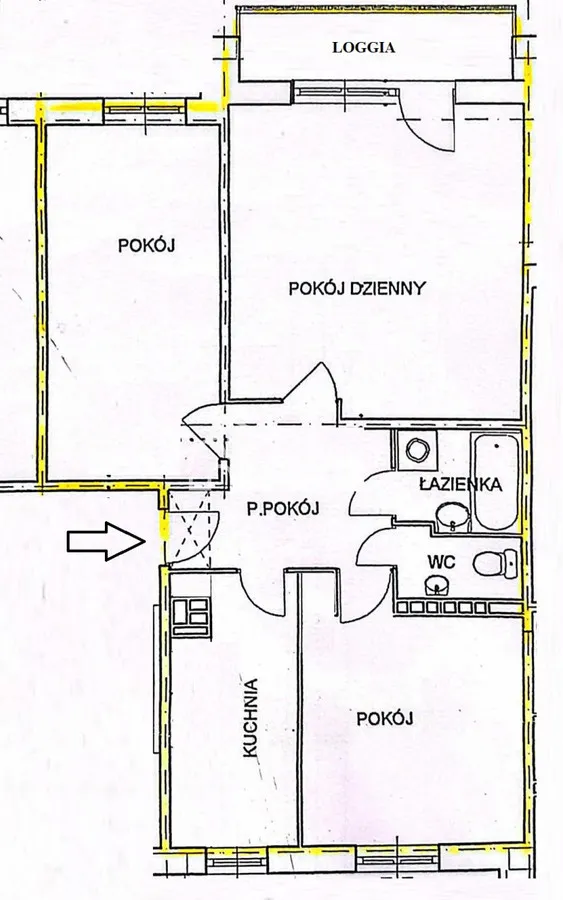 3 pokojowe z parkingiem naziemnym dla mieszkańców 