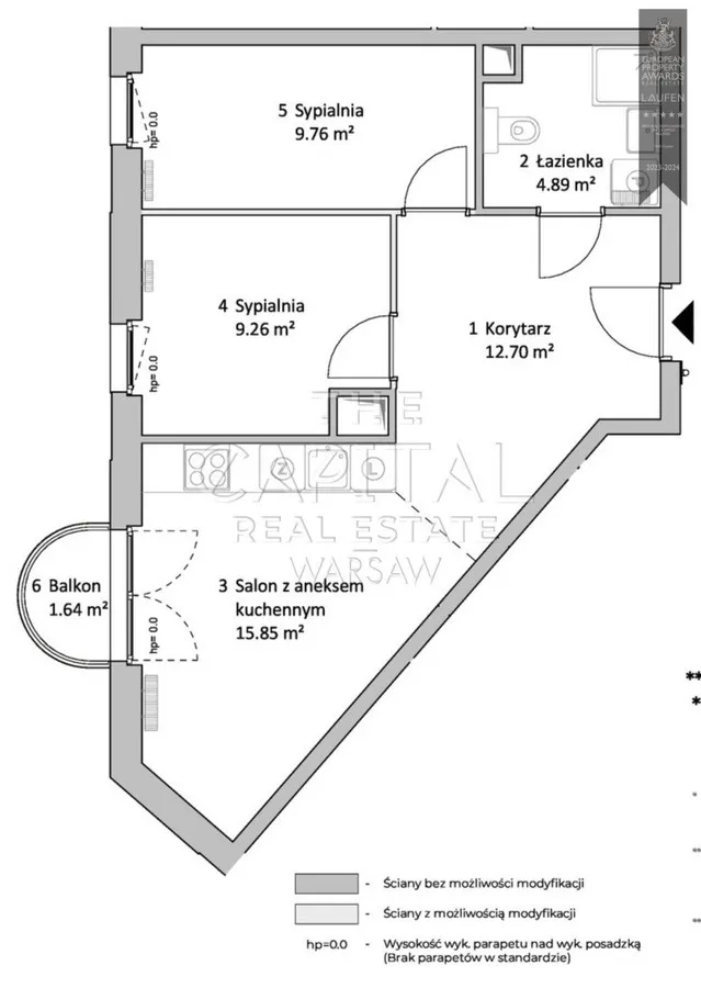 Mieszkanie 52 m² 