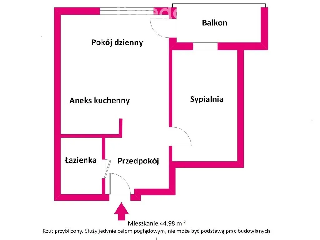 2-pokojowe mieszkanie na wynajem 