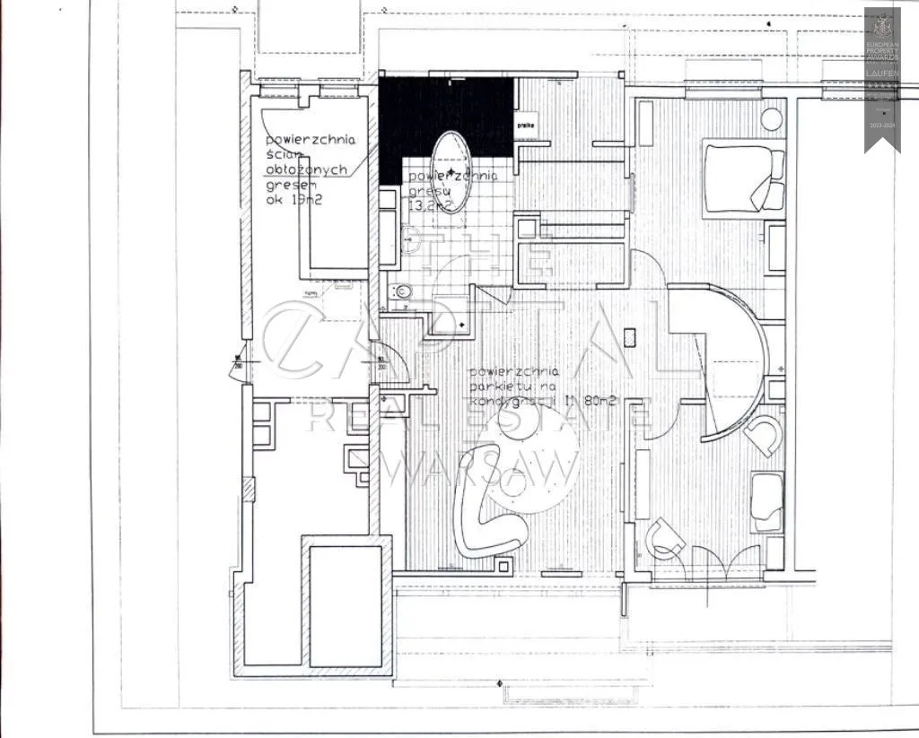 Do wynajęcia dwupoziomowy penthouse 195 m² 