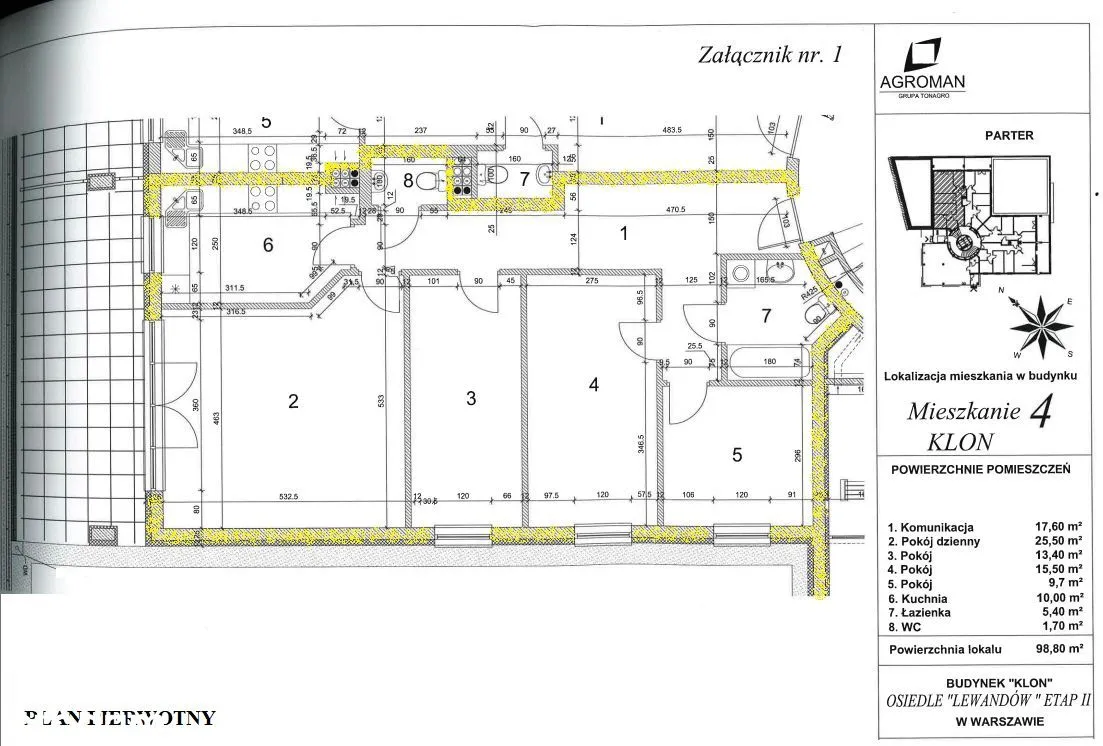 Mieszkanie Białołęka ul. Głębocka / CH Targówek