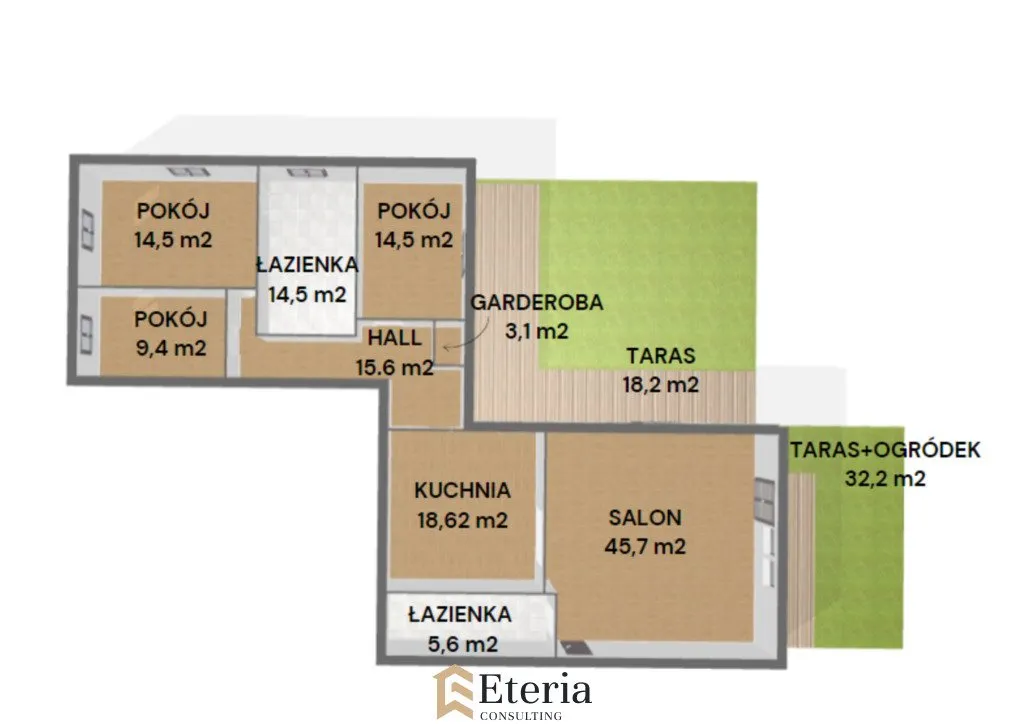 2 ogródki-4 pokoje-Dwa Mieszkania-Rodzinny Azyl 