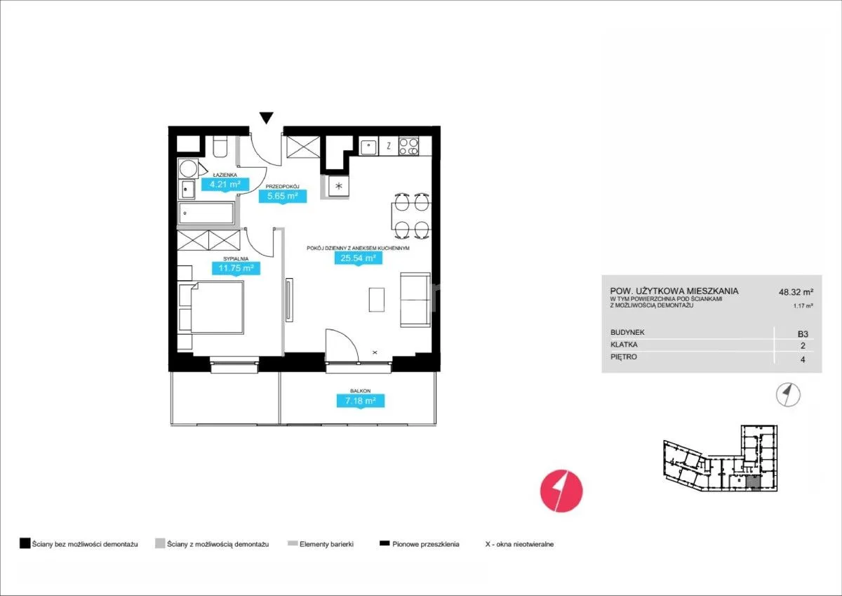 Sprzedam mieszkanie dwupokojowe: Warszawa Wola , 48 m2, 920299 PLN, 2 pokoje - Domiporta.pl