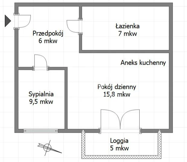 2 pokoje do własnej aranżacji 