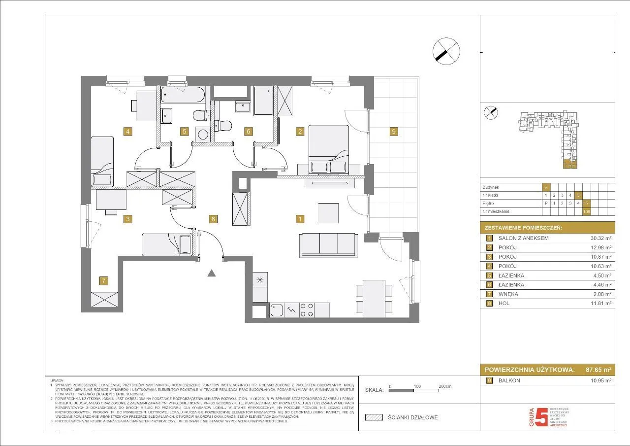 4 p. w apartamentowcu, nasłonecznione,BEZ PROWIZJI