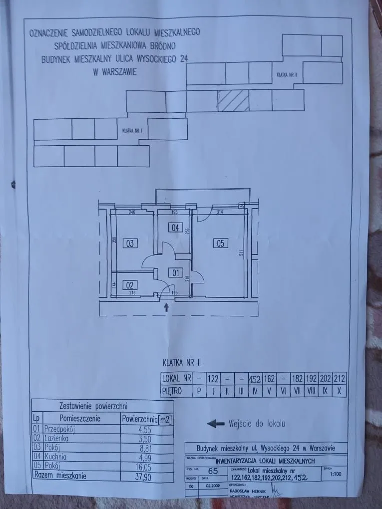 Mieszkanie 38m2 Bródno Wysockiego 2 pokoje, oddzielna kuchnia