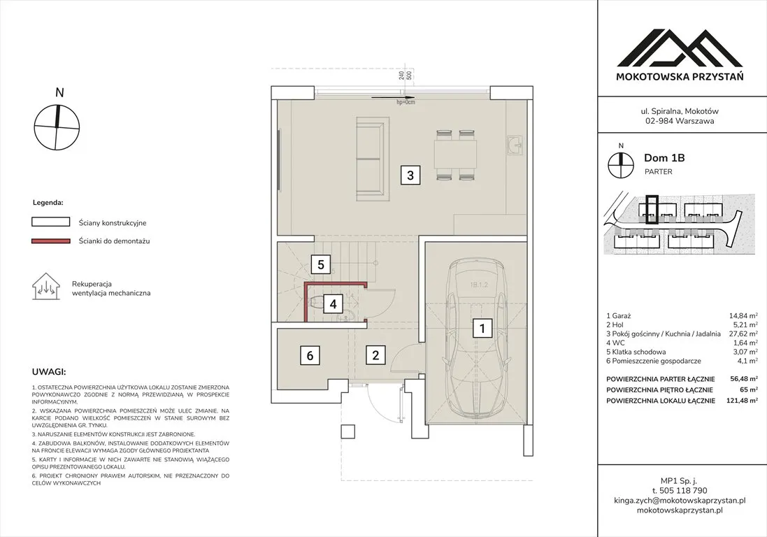 Sprzedam mieszkanie czteropokojowe : Warszawa Mokotów Augustówka , ulica Spiralna, 121 m2, 1399970 PLN, 4 pokoje - Domiporta.pl