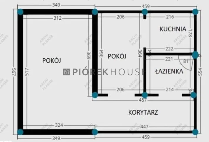 2-pokojowe mieszkanie na Mokotowie 