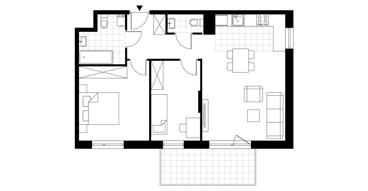 3-pokojowe mieszkanie 62m2 + balkon Bez Prowizji