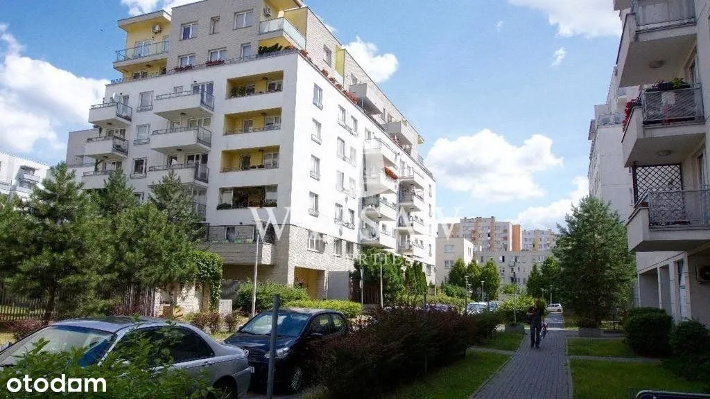 2 osobne pokoje, Marina Mokotów, balkon, 2 piętro