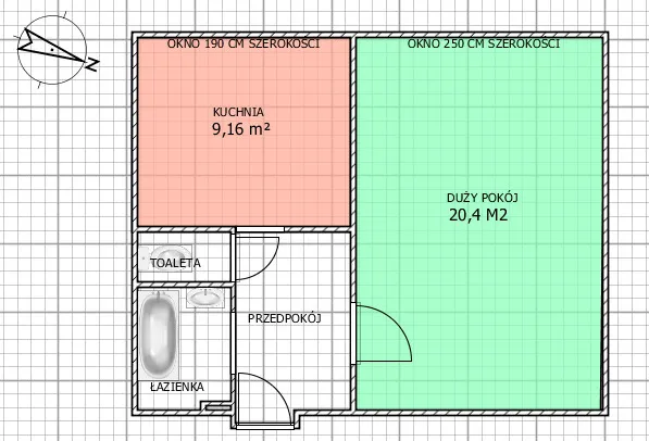 Kawalerka 36m2 Parter Nowolipki 