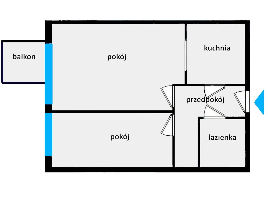 Mieszkanie 37 m2, ul. Wiartel 8, Warszawa Mokotów 