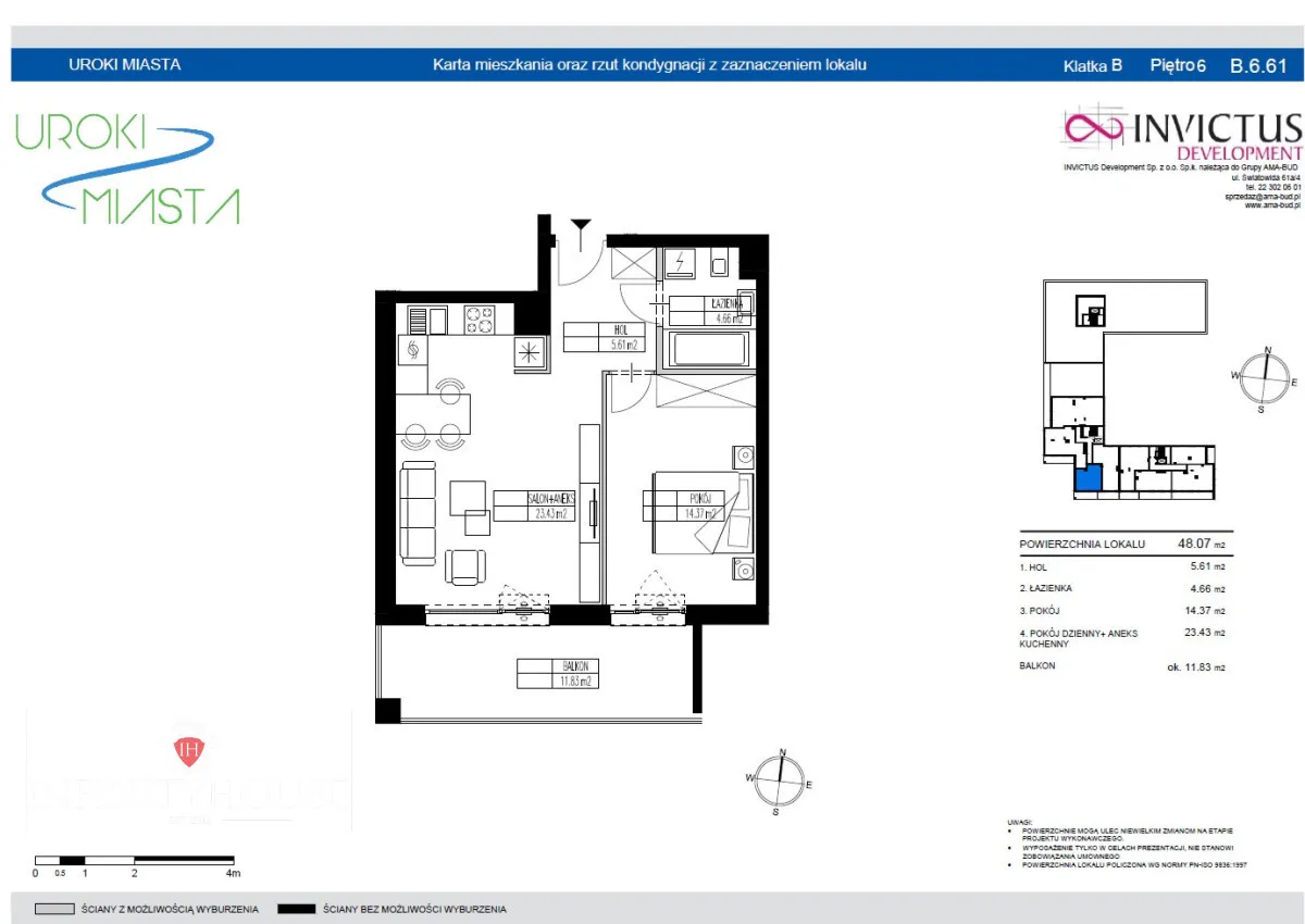 Sprzedam 48m2 2pokoje garaż komórka duży balkon 