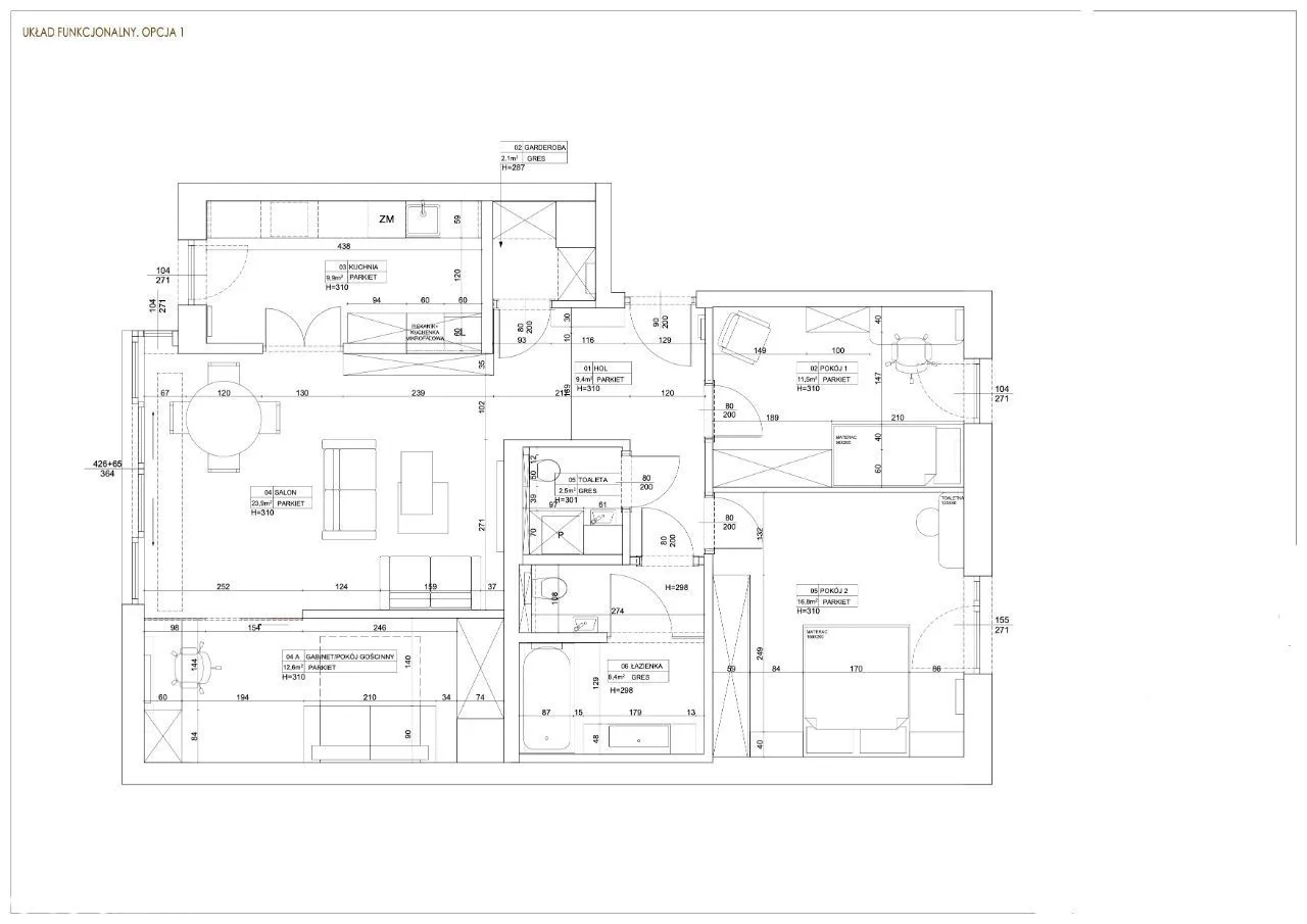 Penthouse 101 m2 z 2 tarasami na zielonym Żoliborz