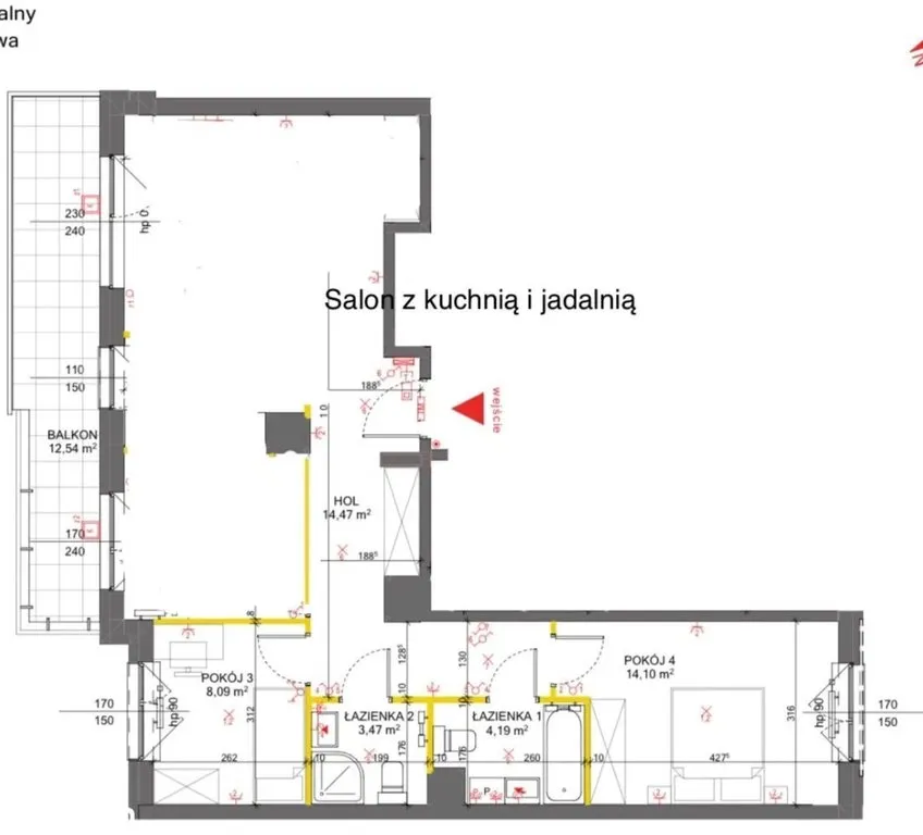 Sprzedam mieszkanie trzypokojowe: Warszawa Włochy Okęcie , ulica Przedpole, 78 m2, 1399000 PLN, 3 pokoje - Domiporta.pl